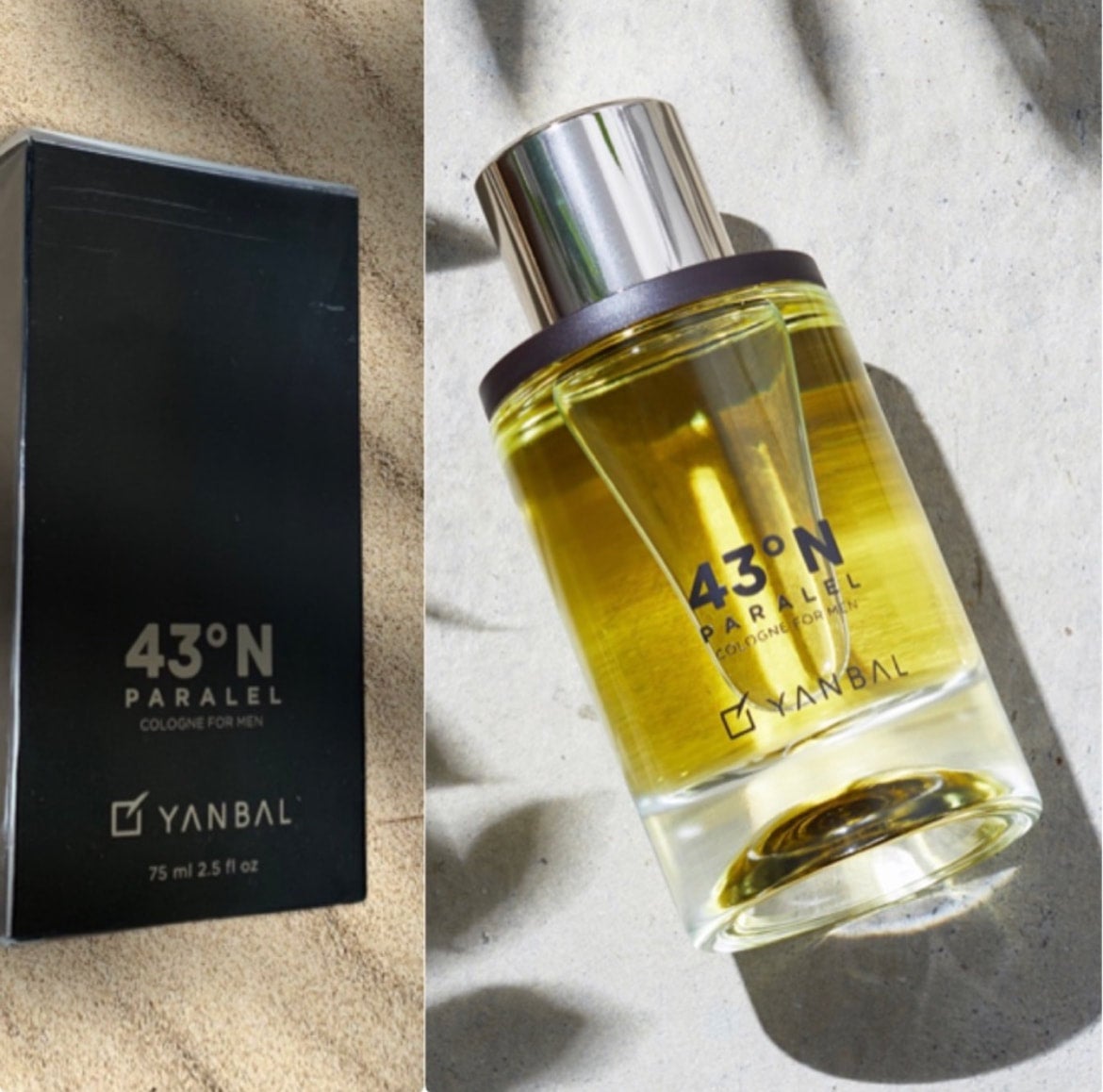 43 N Paralel Cologne for Men Yanbal Scent Cypress Grapefruit Leather 2.5 fl oz Free Shop