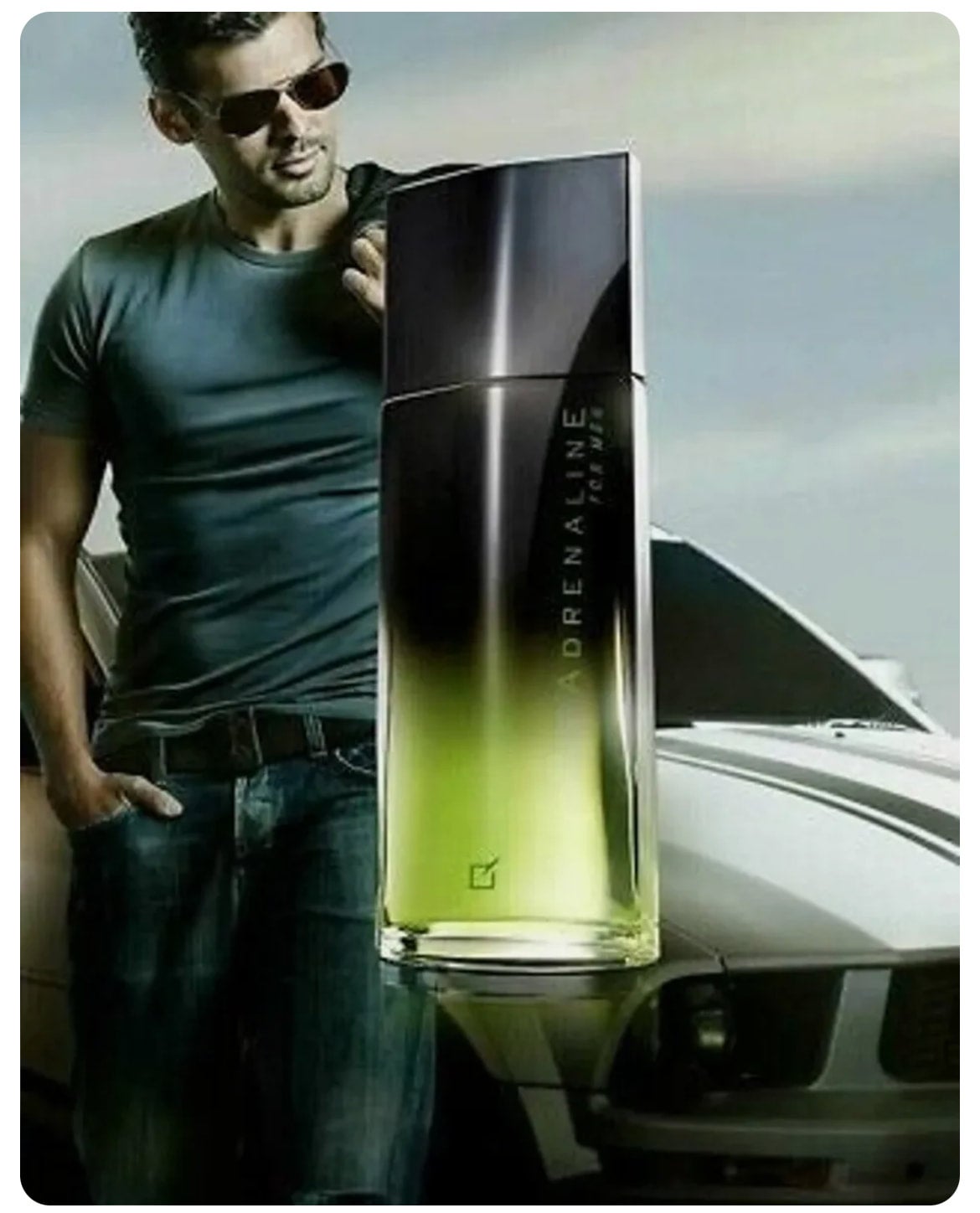 Yanbal Adrenaline Cologne for Men Colonia para Hombre 75 ml 2.5 fl.oz Free Shop