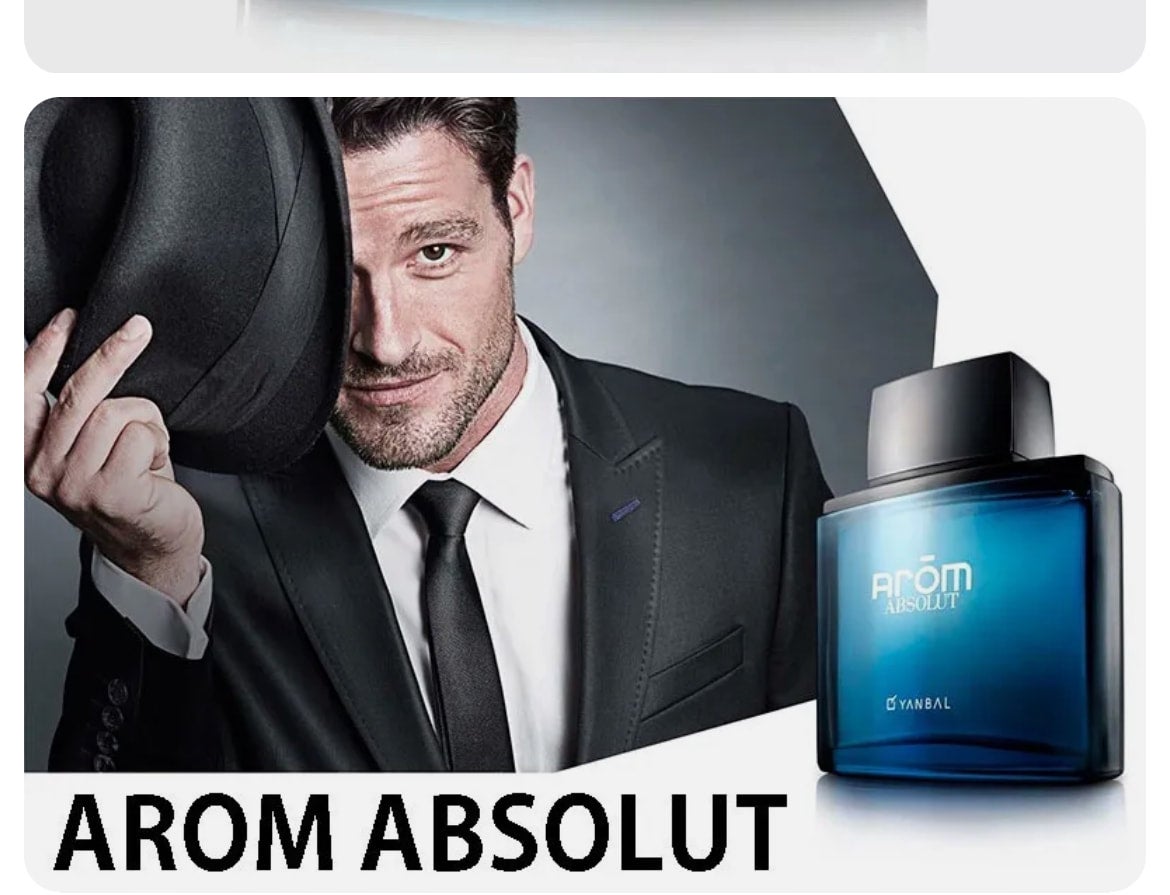 Arom Absolute Cologne for Men YANBAL NEW SEALED Box Free Shop
